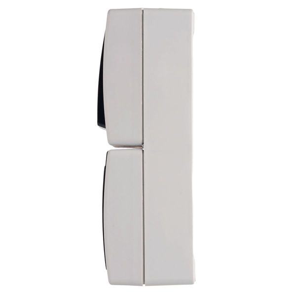 Блок вертикальный: розетка 1-местная с/з+  выключатель 1-клавишный STEKKER, PST16-11-54/10-111-54, серый/графит 49725