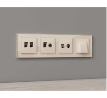 Лицевая панель AMBRELLA VOLT ALFA AP3333