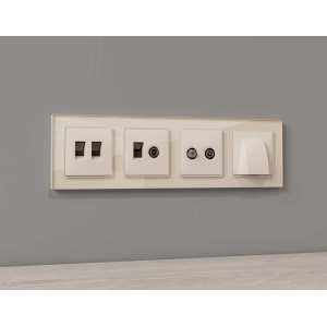 Лицевая панель AMBRELLA VOLT ALFA AP3333