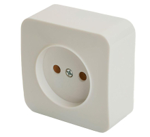Розетка 2P Stekker София белый MST10-11-01 49301