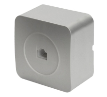 Розетка компьютерная RJ-45 Stekker София серебро MST00-20-03 49324