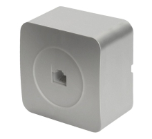 Розетка компьютерная RJ-45 Stekker София серебро MST00-20-03 49324