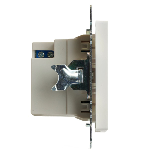 Розетка USB 2-местная + type C (механизм), STEKKER GLS10-7116-01, 250В, 3А, max 20W, серия Катрин, белый 50051