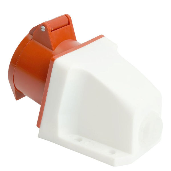 Розетка 3P+PE+N Stekker с крышкой красный RST16-115-44 49435