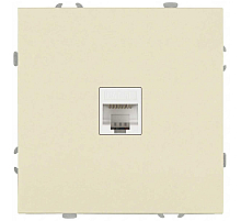 Розетка ЭРА Galaxy 15-3107-02 информационная RJ45 IP20 слоновая кость Б0070737