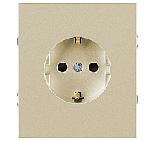 Розетка ЭРА Arktik 16-2102-04 с заземлением 2P+E Schuko со шторками 16А-250В шампань Б0070427
