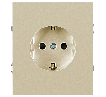 Розетка ЭРА Arktik 16-2102-04 с заземлением 2P+E Schuko со шторками 16А-250В шампань Б0070427