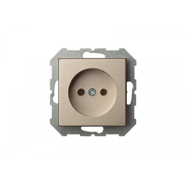 Розетка 2P Liregus Epsilon шампань 28-309