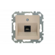 Розетка RJ45 Liregus Retro кремовый омбре 29-136