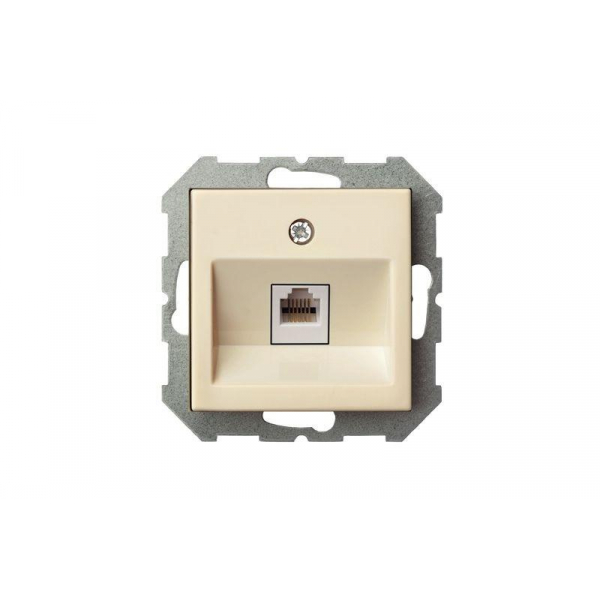 Розетка RJ45 Liregus Epsilon бежевый 28-082 Розетка RJ45 Liregus Epsilon бежевый 28-082
