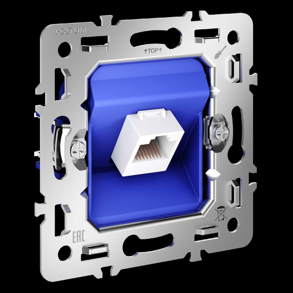 Механизм розетки компьютерной RJ45 кат.6 S70 Voltum VLS0601M