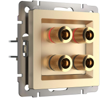Акустическая розетка Werkel х4 шампань W1185011 4690389157523