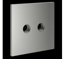 Накладка для розетки телевизионной оконечной TV+SAT S70 (сталь) Voltum VLS001605