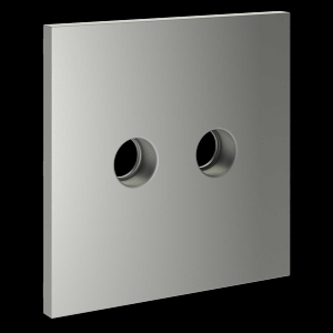 Накладка для розетки телевизионной оконечной TV+SAT S70 (сталь) Voltum VLS001605