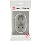Розетка ЭРА Arktik 16-2104-07 двойная с заземлением 2X2P+E Schuko 16А-250В титан Б0070450