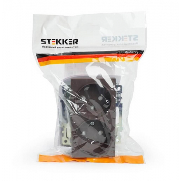 Розетка двухместная с защитной шторкой Stekker Катрин шоколад GLS10-7113-04 49026 Розетка двухместная с защитной шторкой Stekker Катрин шоколад GLS10-7113-04 49026