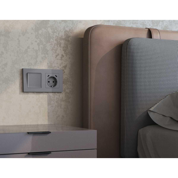 Лицевая панель AMBRELLA VOLT ALFA AP5105