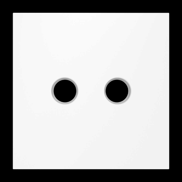 Накладка для розетки телевизионной оконечной TV+SAT S70 (белый матовый) Voltum VLS001602