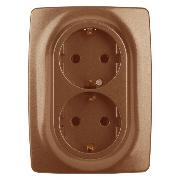 Розетка ЭРА 12 2x2P E Schuko со шторками 16A 250V 12-2108-14 Б0036450 Розетка ЭРА 12 2x2P E Schuko со шторками 16A 250V 12-2108-14 Б0036450