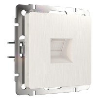 Телефонная розетка Werkel RJ-11 перламутровый рифленый WL13-RJ-11 4690389124303