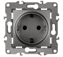 Розетка ЭРА 12 2P E Schuko со шторками 16A 250V 12-2102-12 Б0019323