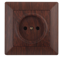 Розетка ЭРА Intro Solo 2P 16A 250V венге 4-201-10 Б0043310