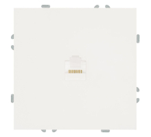 Розетка компьютерная RJ-45 Stekker Эмили белый фарфор RST00-5117-01 49873