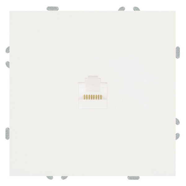 Розетка компьютерная RJ-45 Stekker Эмили белый фарфор RST00-5117-01 49873