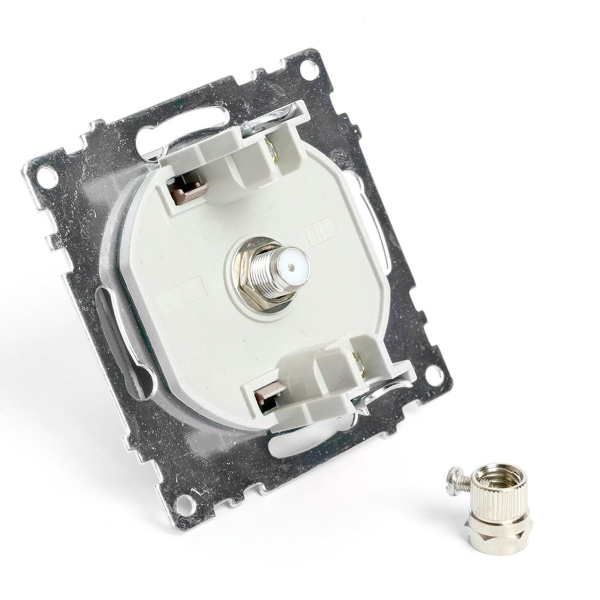 ТВ-розетка RJ-45 Stekker Катрин шоколад GLS00-7108-04 49024