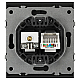 Розетка ЭРА Arktik 16-3110-05 комбинированная RJ45+TV антрацит Б0070498
