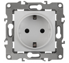 Розетка ЭРА 12 2P E Schuko со шторками 16A 250V 12-2102-01 Б0014687