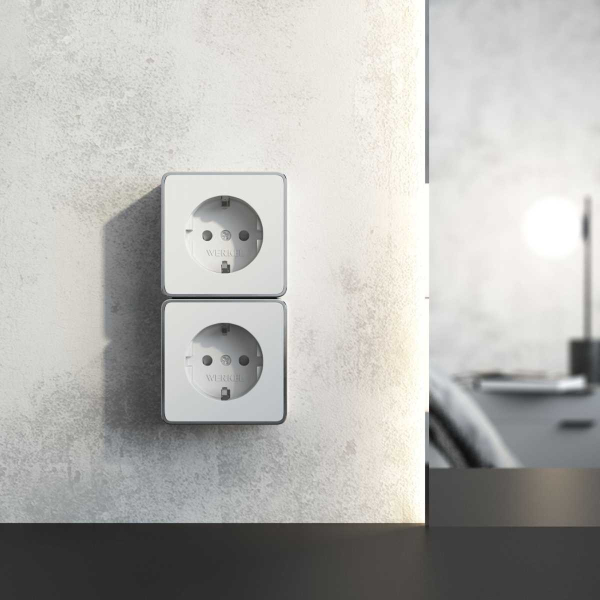Розетка с заземлением Werkel Gallant белый W5071001 4690389164460