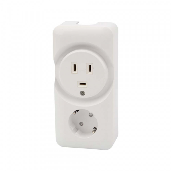 Розетка РШ/Евро двойная для электрической плиты 32 А/16 A, 250 В, 2Р+РЕ (ОУ) белая REXANT 11-8982 Розетка РШ/Евро двойная для электрической плиты 32 А/16 A, 250 В, 2Р+РЕ (ОУ) белая REXANT 11-8982