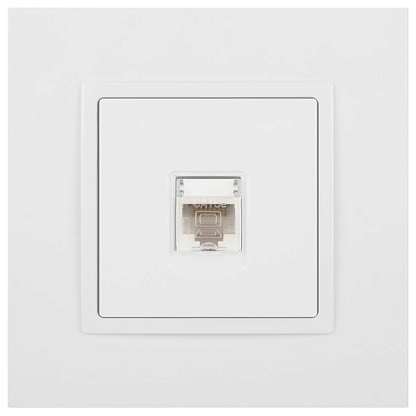 Розетка ЭРА Elegance 14-3107-01М RJ45, белый матовый Б0065763
