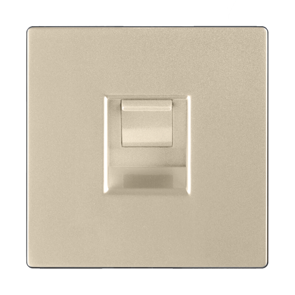 Розетка Werkel Ethernet RJ-45 шампань W1181011 4690389157479