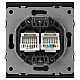 Розетка ЭРА Arktik 16-3108-05 информационная двойная 2XRJ45 антрацит Б0070488