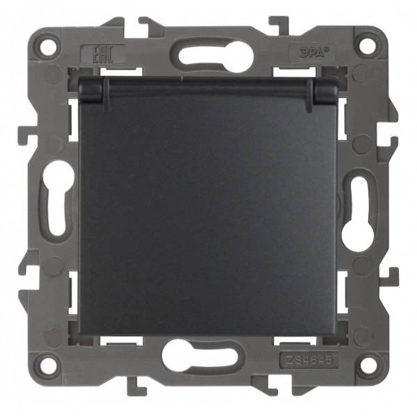 Розетка ЭРА Elegance 2P E Schuko со шторками с крышкой 16A 250V 14-2103-05 Б0034282 Розетка ЭРА Elegance 2P E Schuko со шторками с крышкой 16A 250V 14-2103-05 Б0034282