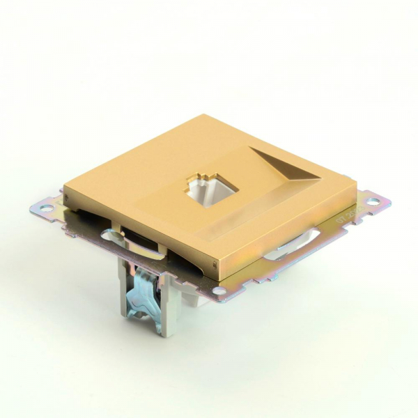 Розетка компьютерная RJ-45 Stekker Катрин золото GLS00-7107-08 49227 Розетка компьютерная RJ-45 Stekker Катрин золото GLS00-7107-08 49227