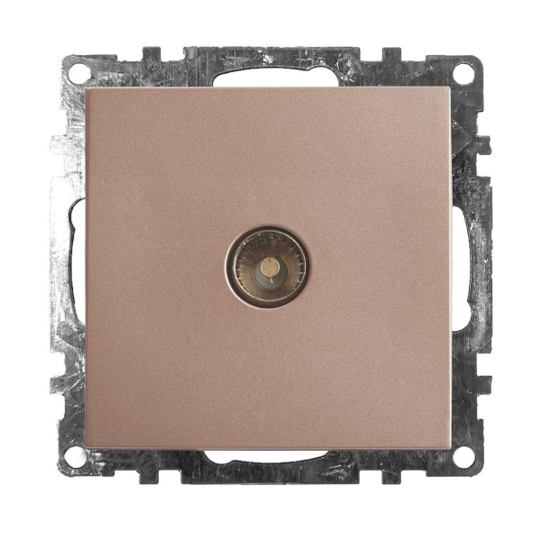 ТВ-розетка Stekker Катрин шампань GLS00-7108-02 39600