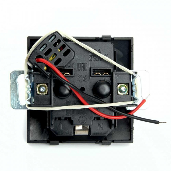Розетка 2P+PE Stekker Эрна с USB черный PST16-9111-03 49155 Розетка 2P+PE Stekker Эрна с USB черный PST16-9111-03 49155