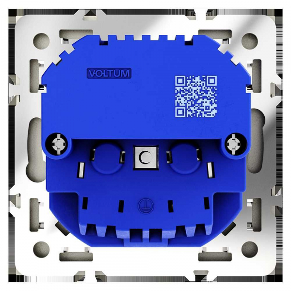 Розетка встраиваемая Voltum S70 с заземлением и защитными шторками, 16А, с USB, A+С, (шелк) VLS040504 Розетка встраиваемая Voltum S70 с заземлением и защитными шторками, 16А, с USB, A+С, (шелк) VLS040504