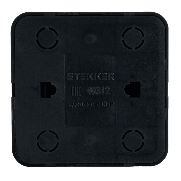 Розетка компьютерная RJ-45 Stekker София черный MST00-20-02 49312