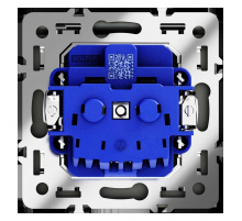 Розетка встраиваемая Voltum S70 с заземлением, защитными шторками и крышкой 16А, (графит) VLS040307