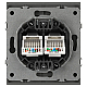 Розетка ЭРА Arktik 16-3108-06 информационная двойная 2XRJ45 графит Б0070489