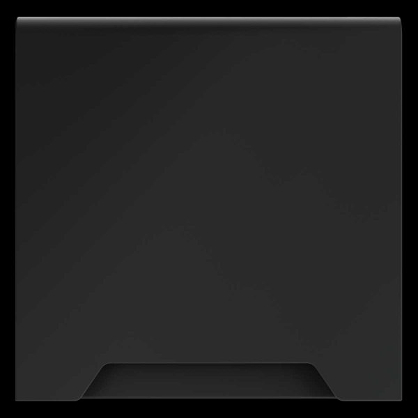 Накладка для розетки с заземлением защитными шторками и крышкой S70 (графит) Voltum VLS000807