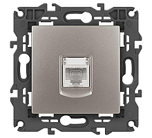 Розетка ЭРА Elegance 14-3107-16 RJ45, титан Б0065764