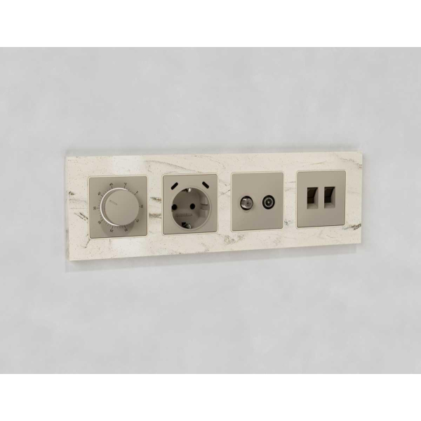 Лицевая панель AMBRELLA VOLT ALFA AP3657