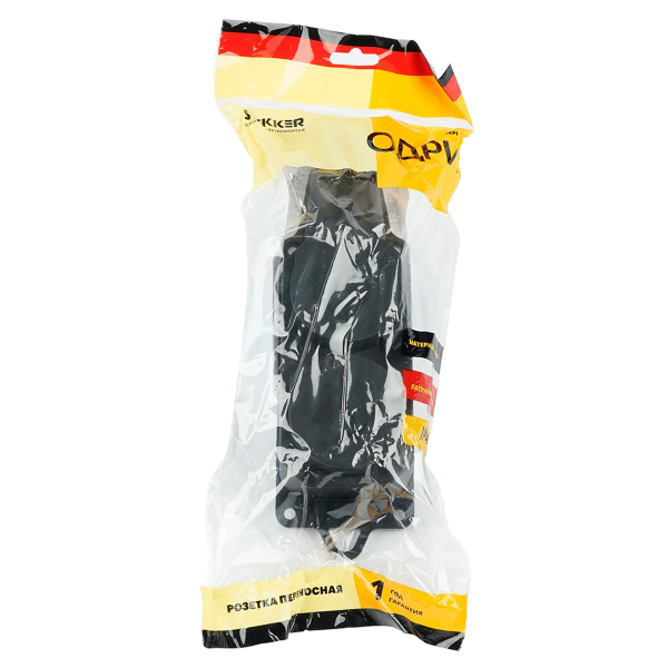 Розетка переносная 2P+PE Stekker черный RST16-22-44 32738