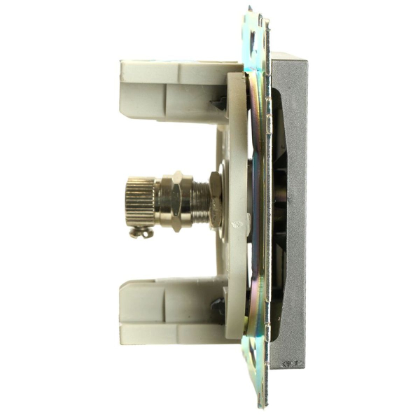 ТВ-розетка Stekker Катрин графит GLS00-7108-06 49419