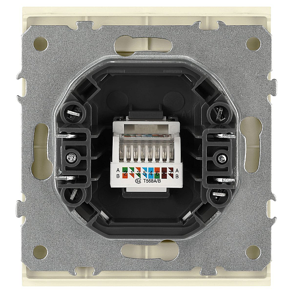 Розетка ЭРА Arktik 16-3107-02 информационная RJ45 слоновая кость Б0070475